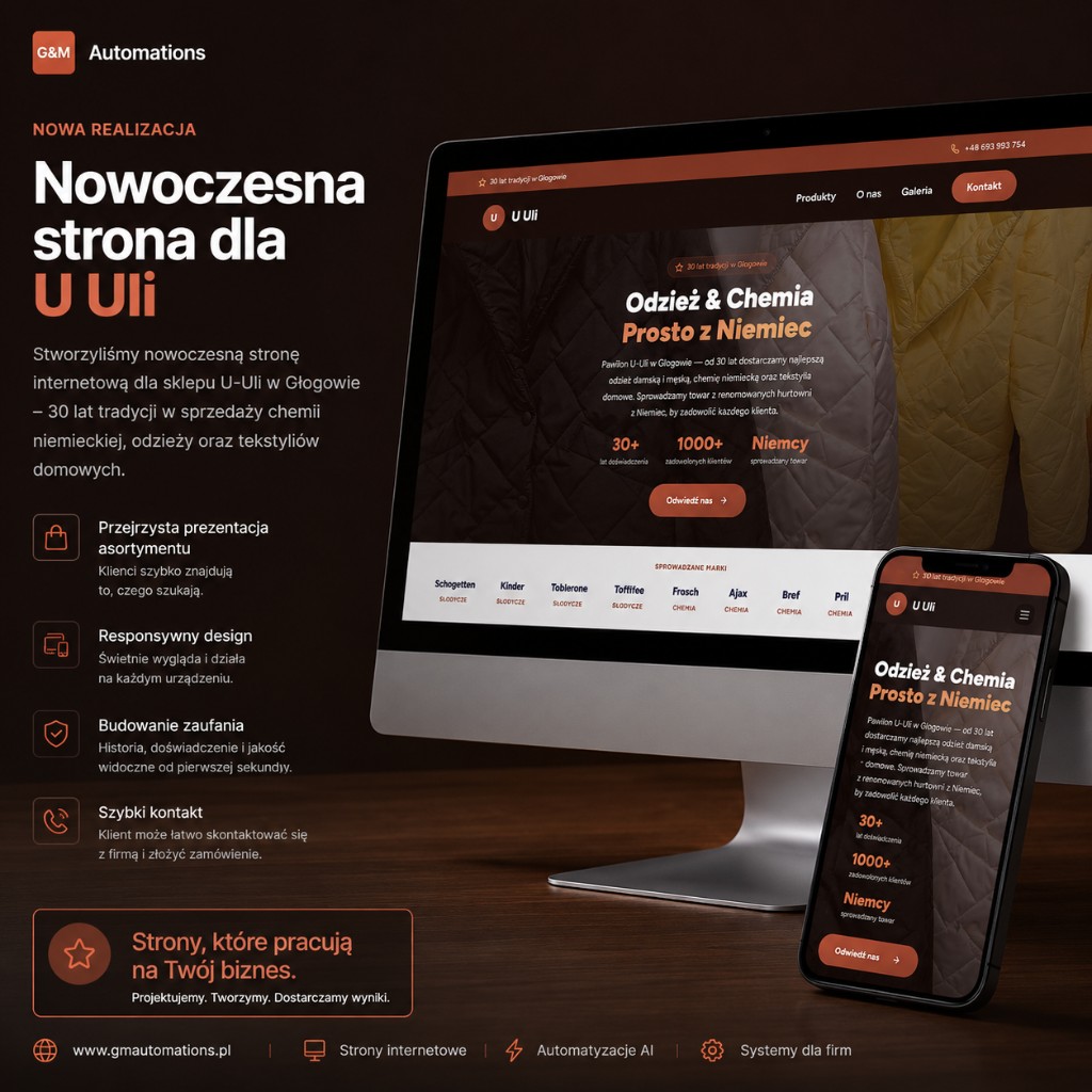 Sklep u Uli — Odzież i chemia